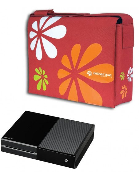 MALETIN CONSOLA PARA XBOX ONE DISEÑO 15 6  ROJO