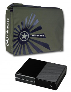 MALETIN CONSOLA PARA XBOX ONE DISEÑO 15 6  VERDE