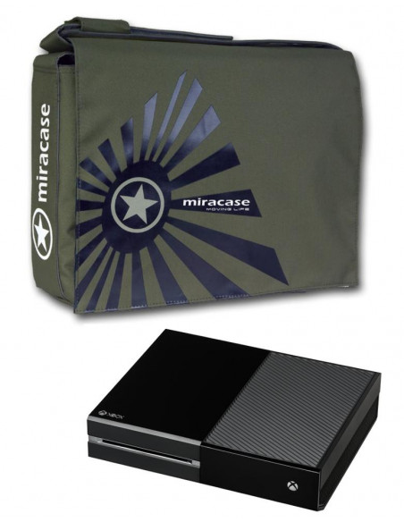 MALETIN CONSOLA PARA XBOX ONE DISEÑO 15 6  VERDE