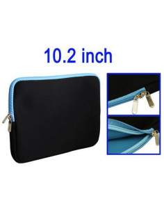 FUNDA ACOLCHADA PORTATIL 10 2  NEGRO/AZUL SATYCON