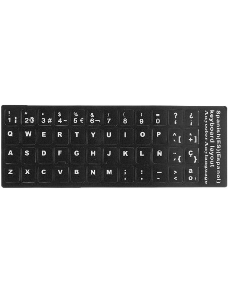 PEGATINAS PARA TECLADO DE PORTATIL EN ESPAÑOL - A