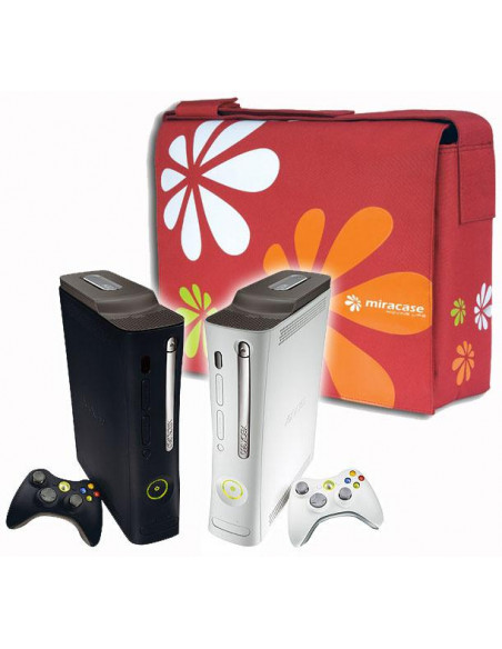 MALETIN CONSOLA PARA XBOX360 DISEÑO 15 6  ROJO