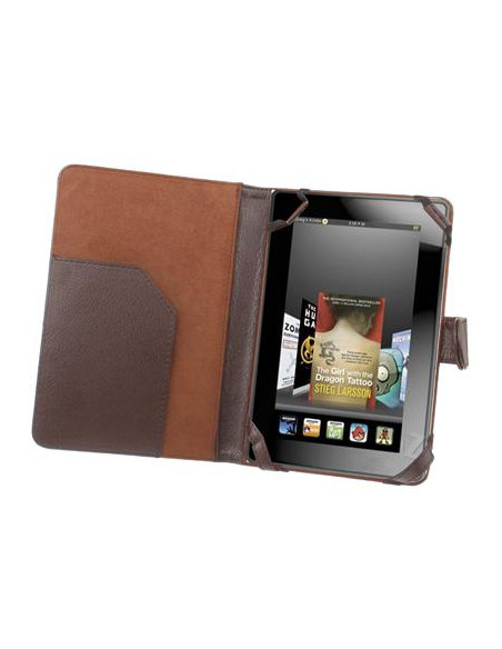 FUNDA LIBRO ELECTRONICO EBOOK 7  KINDLE FIRE MARRO