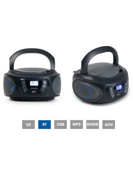 RADIOCD FONESTAR BOOM-ONE-G GRIS 4W RMS BLUETOOTH