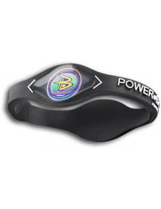 Z-OUTLET PULSERA EQUILIBRIO NEGRA HOLOGRAMA L 20CM