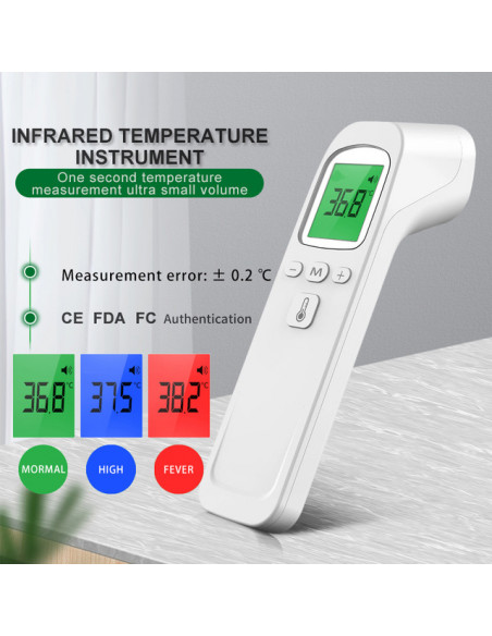 TERMOMETRO IR DIGITAL POR INFRAROJOS LCD COLOR