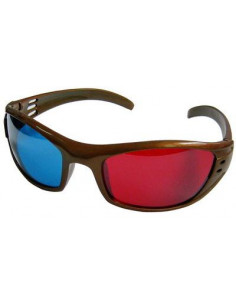 GAFAS ESTEROSCOPICAS 3D BICOLOR  ROJO Y AZUL