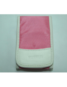 FUNDA PARA CAMARA FUJIFILM ROSA 10x7x2 cm