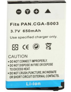 BATERIA CAMARA PANASONIC CGA-S003