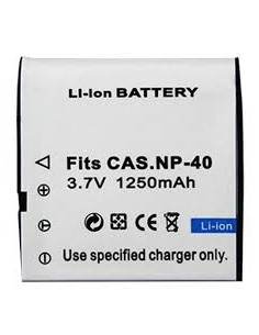 BATERIA COMPATIBLE CAMARA CASIO NP-40 1250MAH