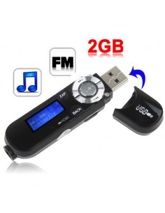 REPRODUCTOR MP3 2GB RADIO NEGRO SATYCON