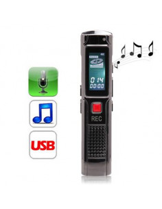 GRABADORA DE VOZ Y MP3 DIGITAL SATYCON 8GB