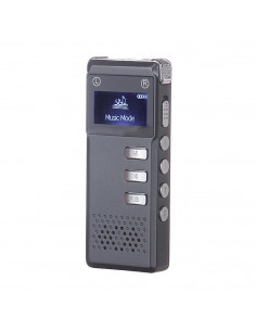 GRABADORA DE VOZ Y MP3 DIGITAL SATYCON 8GB MICROSD