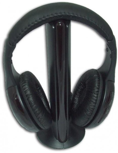 AURICULARES INALAMBRICOS FM ACOLCHADOS 5 EN 1 TV