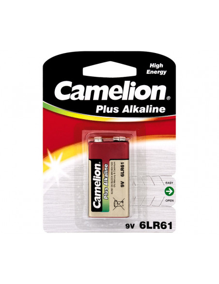 PILA ALCALINA 6LF22 6LR61 PETACA 9V CAMELION