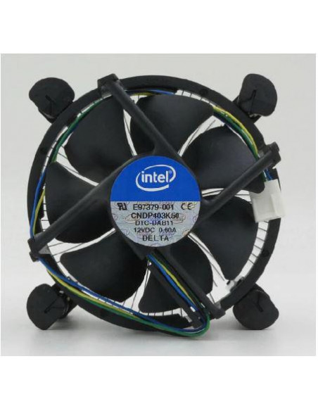 VENTILADOR CPU INTEL   DISIPADOR  12VDC 0 60A