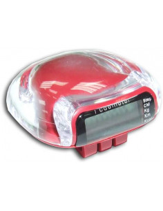 CUENTA PASOS DIGITAL - PODOMETRO ROJO