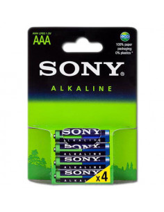 PILAS ALCALINAS SONY LR03 AAA BLISTER PACK-4