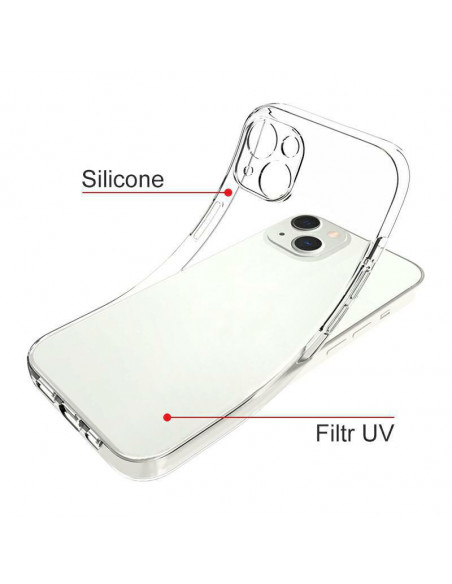 FUNDA DE SILICONA TRANSPARENTE XIAOMI REDMI A1 A2