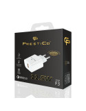 CARGADOR PRESTICO F3 USB-A QC 3.0 22.5W BLANCO
