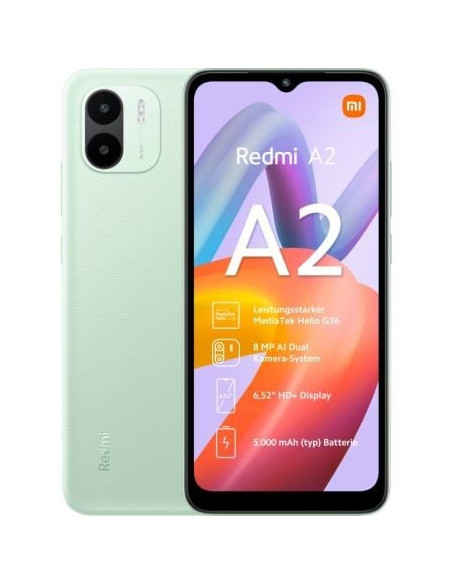 SMARTPHONE XIAOMI REDMI A2 2GB 32GB 6 52  VERDE