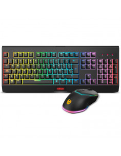 TECLADO RATON GAMING INALAMBRICOS KROM KABALA RGB