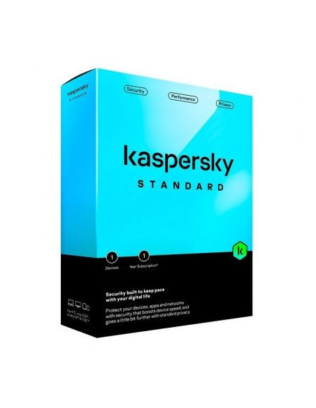 ANTIVIRUS KASPERSKY STANDARD 1 DISPOSITIVO 1 AÑO