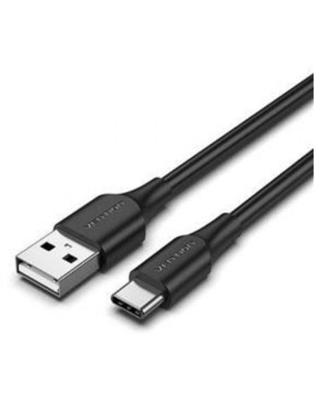 CABLE DATOS CARGA USB2 0 AM TIPO-C USB-C NEGRO 1M