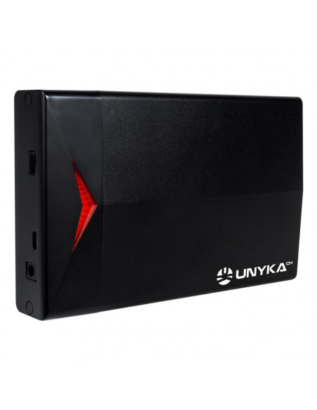 CAJA HDD 3 5  SATA3 USB 3 2 UNYKA USB-C NEGRA