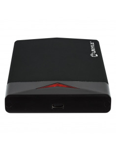 CAJA EXTERNA HDD 2 5  SATA USB3 2 USB-C NEGRA