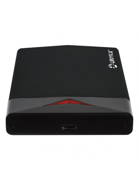 CAJA EXTERNA HDD 2 5  SATA USB3 2 USB-C NEGRA