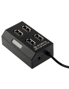HUB USB 2 0 4 PUERTOS SQUARE BASE SATYCON