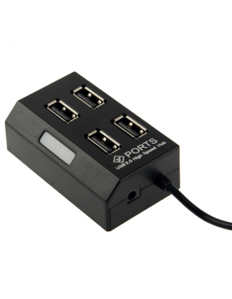 HUB USB 2 0 4 PUERTOS SQUARE BASE SATYCON