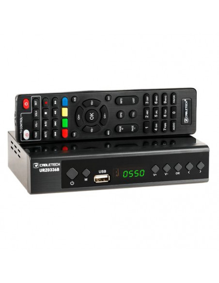 RECEPTOR TDT-HD CABLETECH HDMI EUROCONECTOR USB