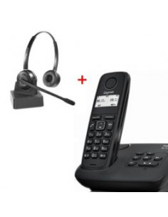 TELEFONO DECT GIGASET AL117A   AURICULARES HW15