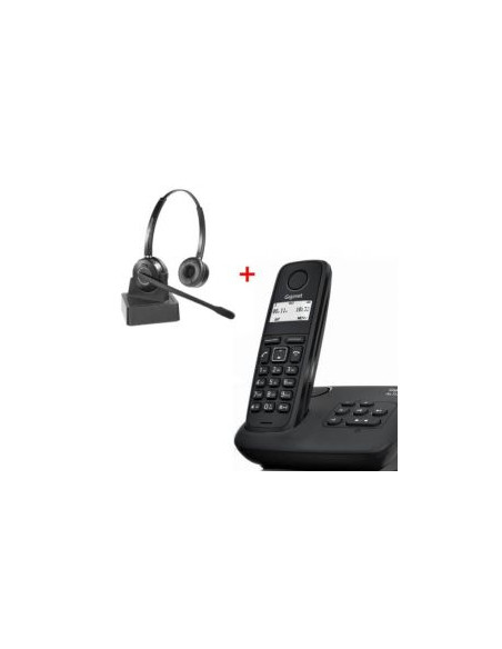 TELEFONO DECT GIGASET AL117A   AURICULARES HW15