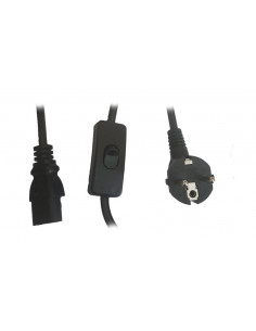 CABLE CORRIENTE CPU PC 1 8 M C13 CON INTERRUPTOR