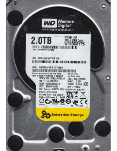 DISCO DURO 3 5  HDD WESTERN DIGITAL USADO 2 TB