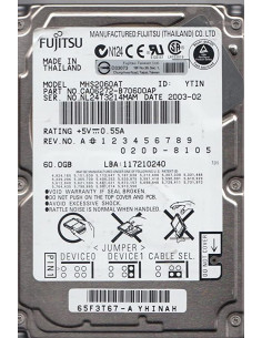 DISCO DURO 2 5  IDE FUJITSU 60GB MHS2060AT