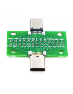 ADAPTADOR USB 3 1 C MACHO A HEMBRA  PLACA PCB 