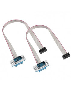 ADAPTADOR DB9 MACHO A IDC SERIAL DE 10 PINES