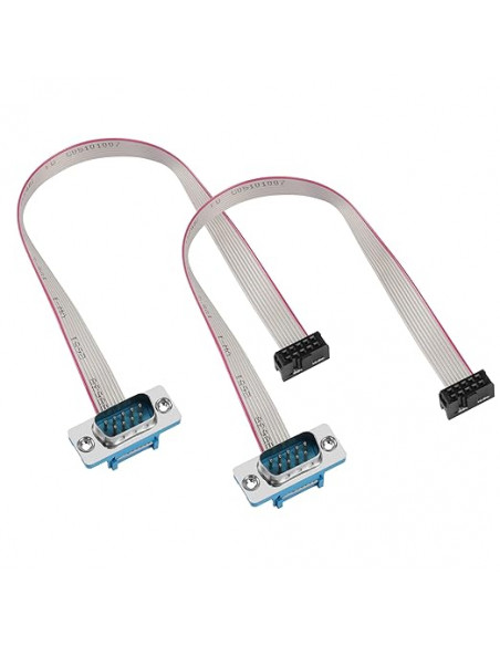 ADAPTADOR DB9 MACHO A IDC SERIAL DE 10 PINES