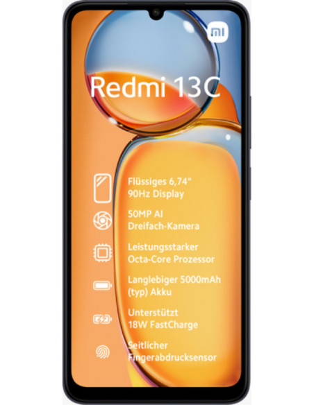 SMARTPHONE XIAOMI REDMI 13C NFC 6 74 4G 8GB 256GB