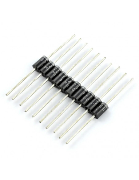 10 x DIODOS BY255 1300V 3A