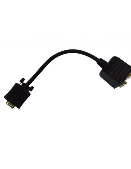 CABLE DUPLICADOR SPLITTER VGA 1xMACHO-2xHEMBRA