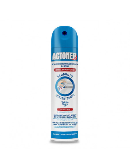 LIMPIADOR HIDROALCOHOLICO SPRAY ACTONER 400ML