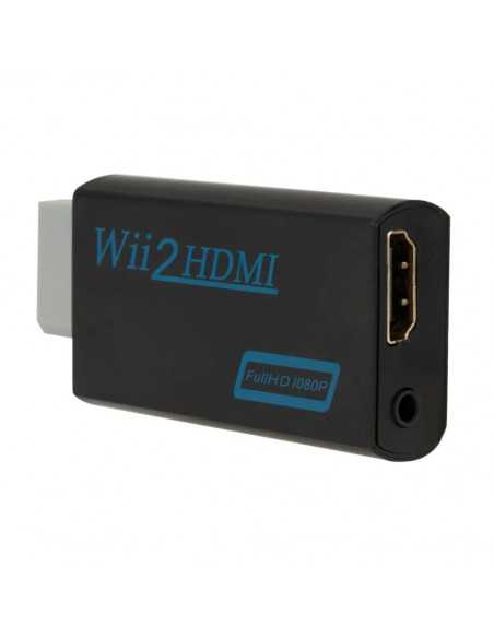 ADAPTADOR NINTENDO WII A HDMI WII2HDMI NEGRO