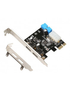 TARJETA PCI-E USB 3 0 2P EXTER   1P 20PIN INT  LP