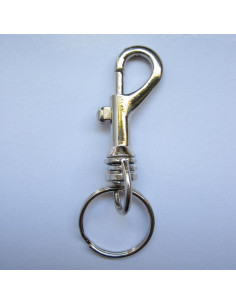 LLAVERO CON CIERRE DE LANGOSTA GIRATORIO