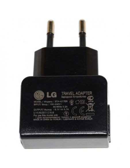 CARGADOR CASA LG USB 5 1V 1A 